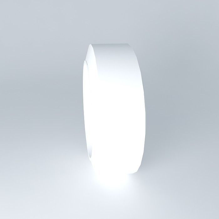 Tire with rim 3D model_2