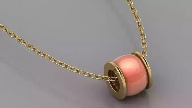 GC GOLD H173-Pandora Diamond Gold necklace