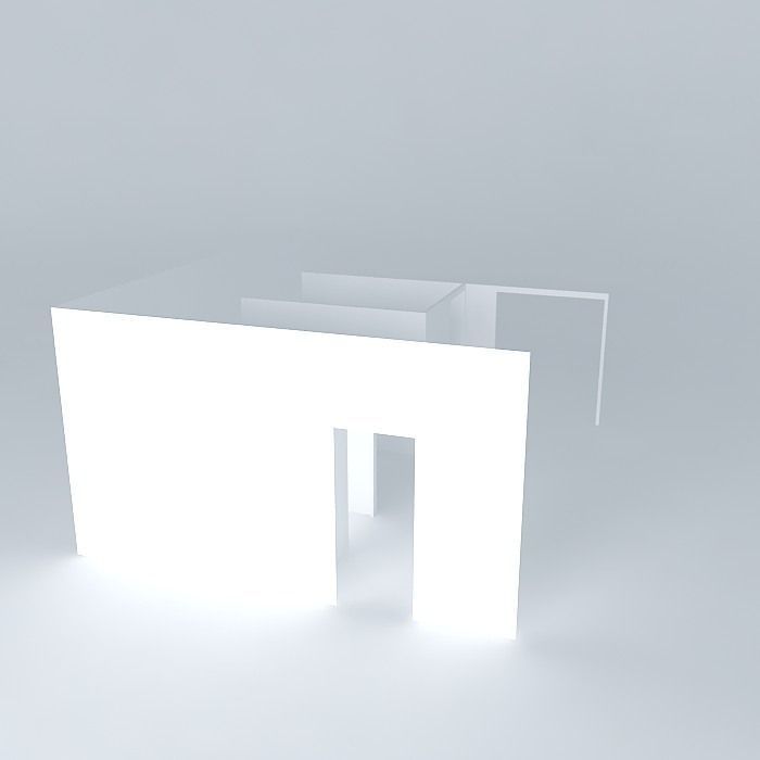 Office modules Free 3D model_1