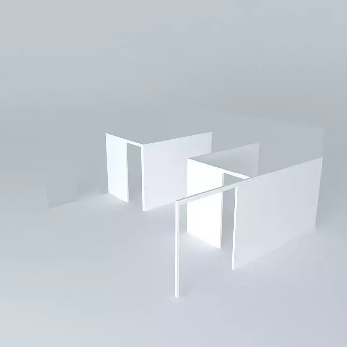 Office modules Free 3D model_0