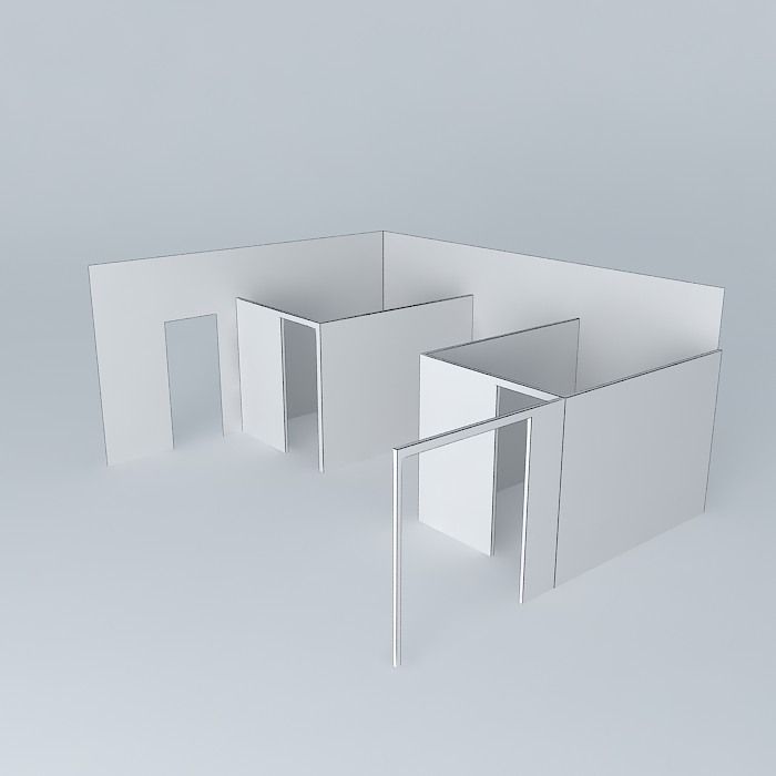 Office modules Free 3D model_3