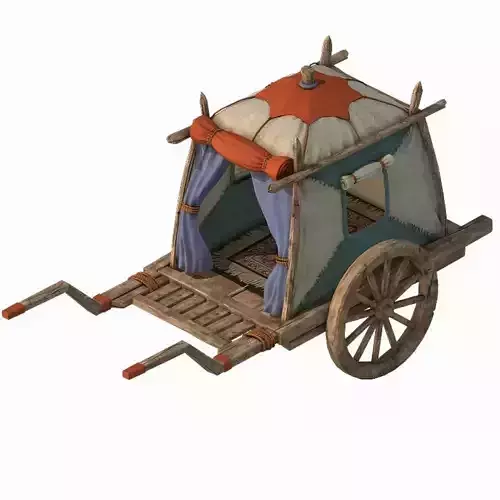 Prairie Traffic - Trolley 01 3D model