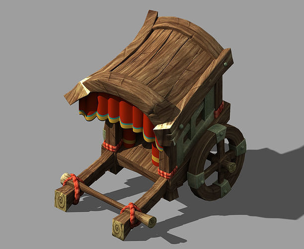 Game City - Advanced Carriage 3D model