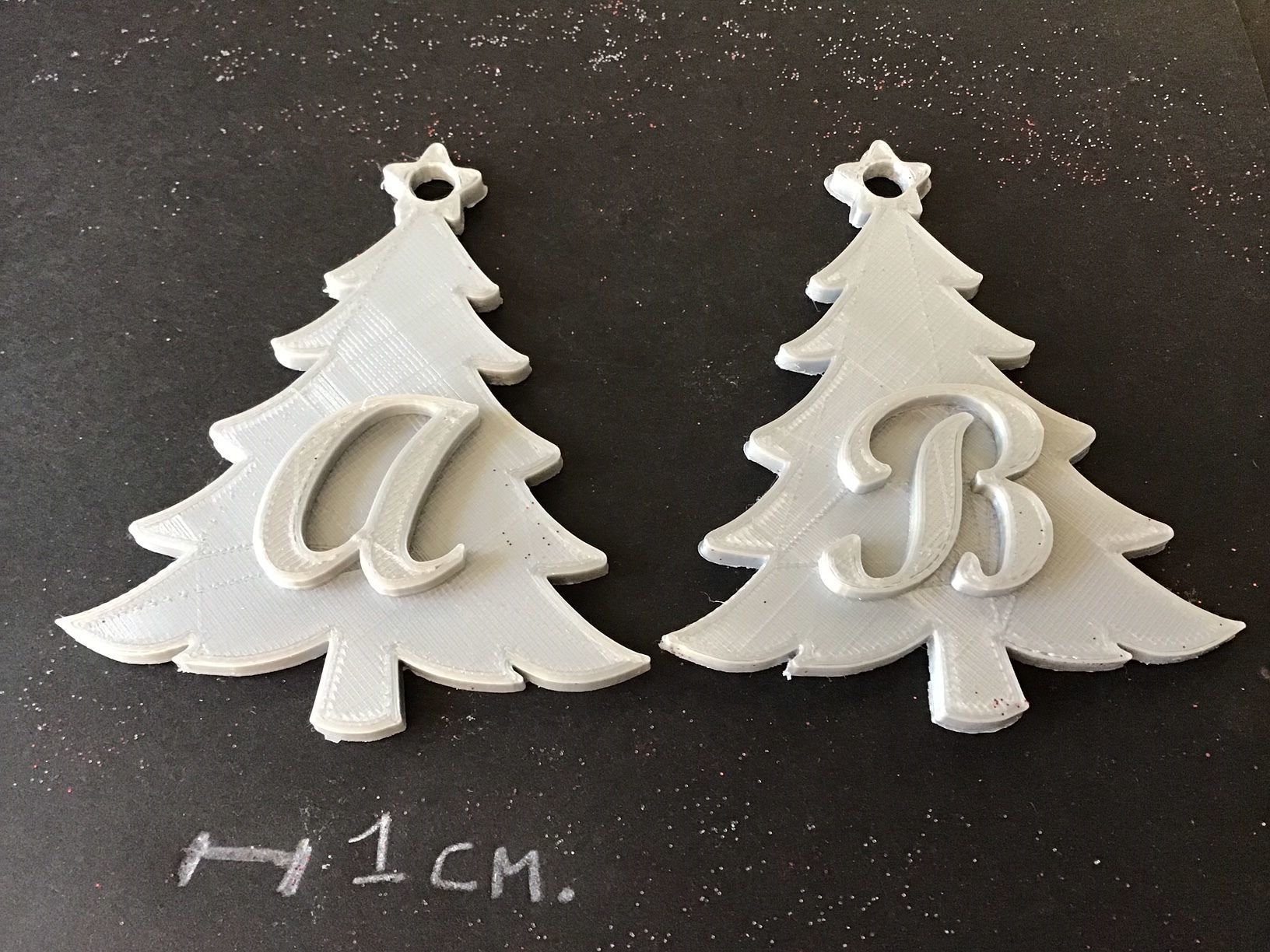 CHRISTMAS TREE 3D letters stl file 3D print model_5