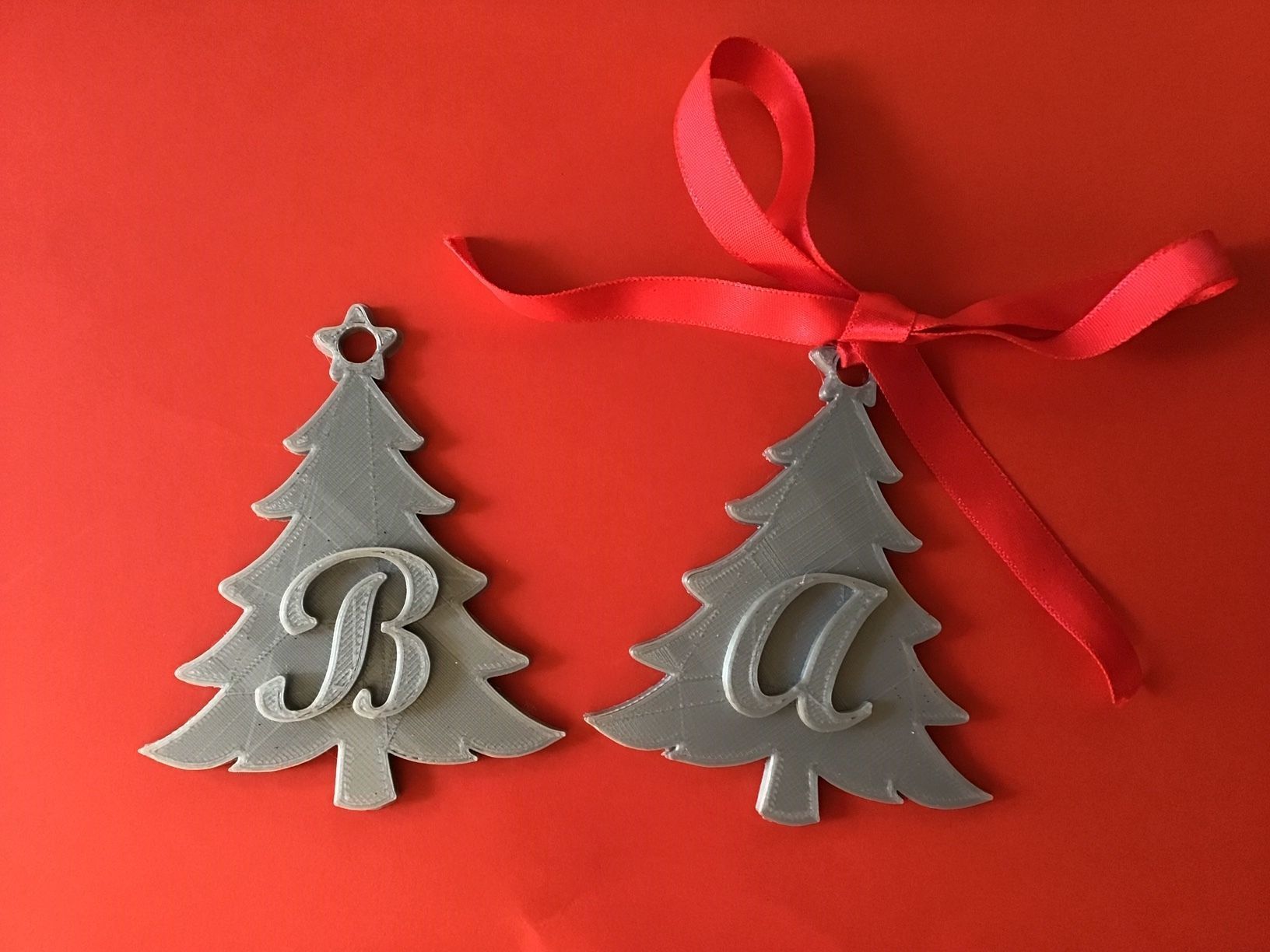 CHRISTMAS TREE 3D letters stl file 3D print model_8