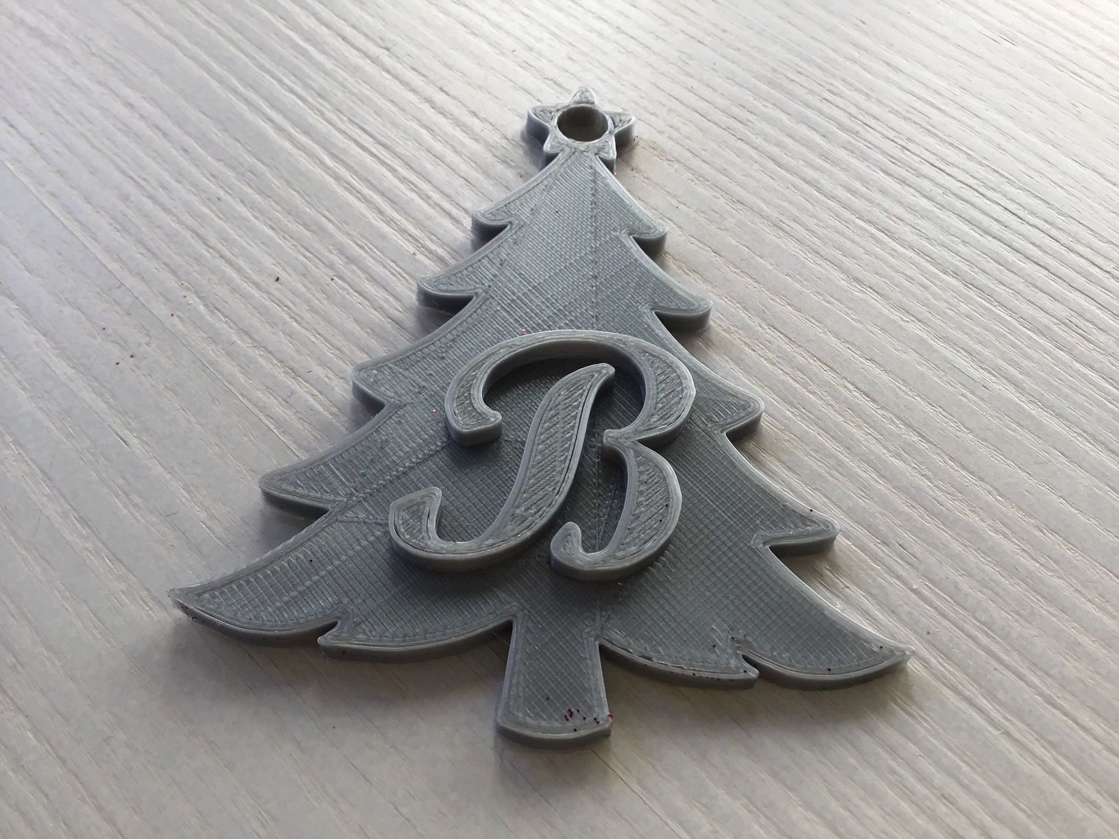 CHRISTMAS TREE 3D letters stl file 3D print model_7