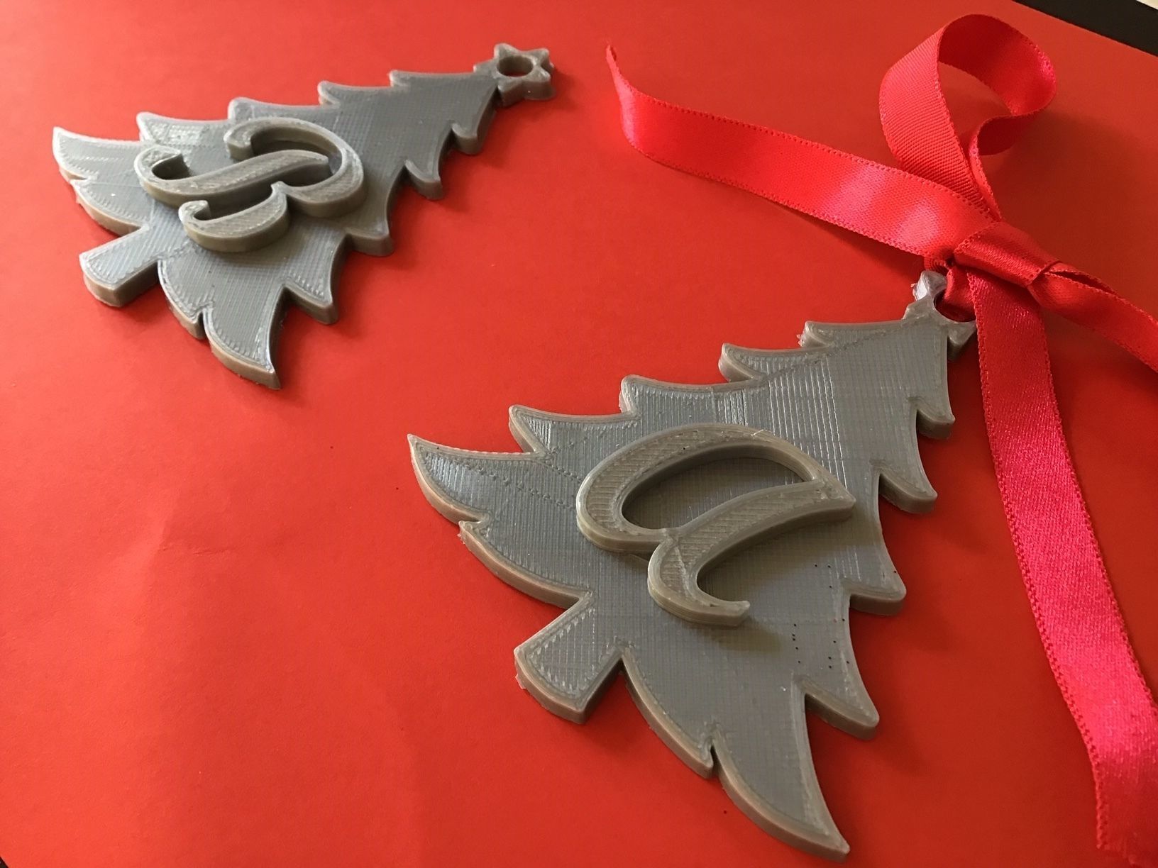 CHRISTMAS TREE 3D letters stl file 3D print model_10