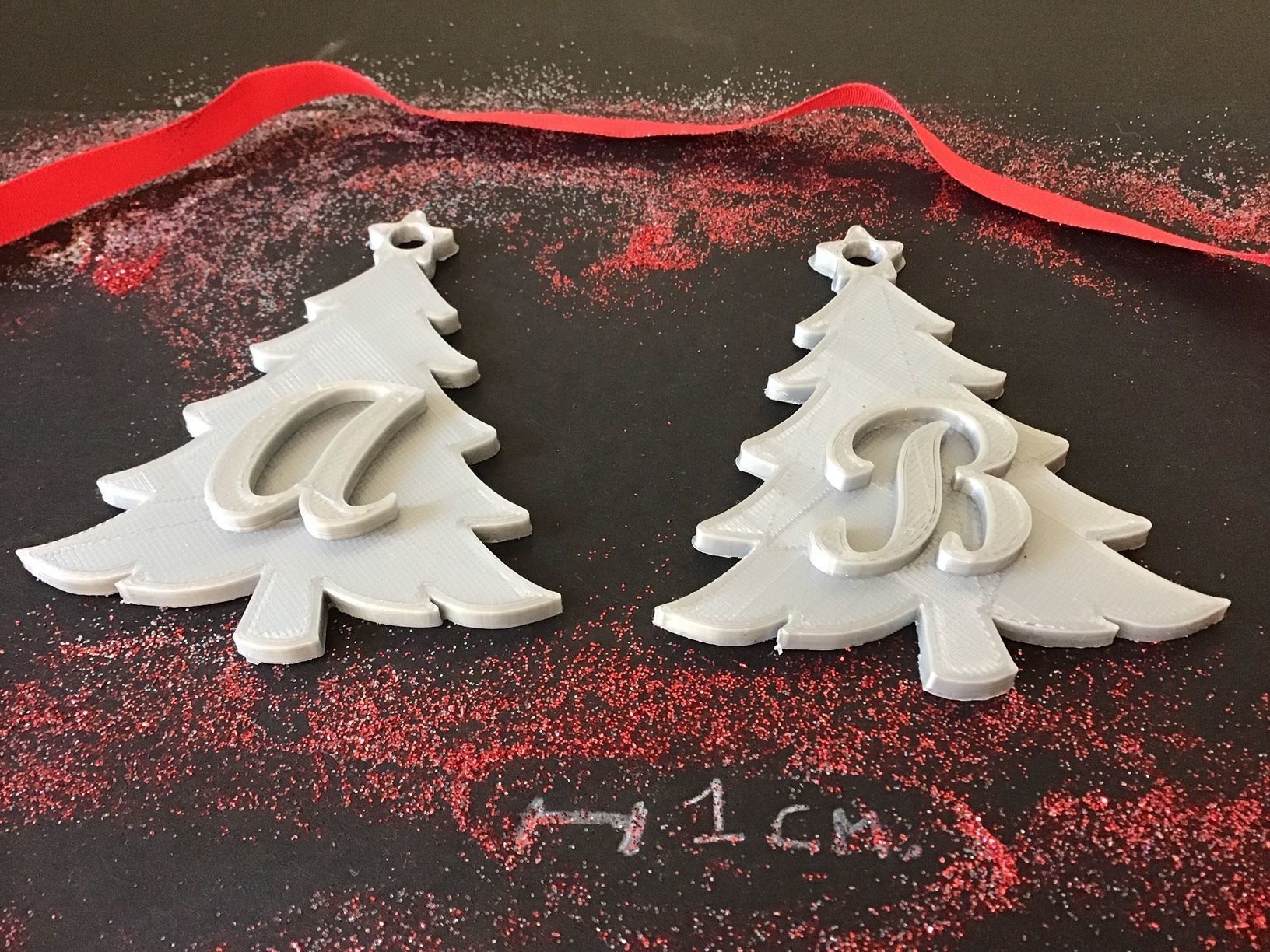 CHRISTMAS TREE 3D letters stl file 3D print model_3