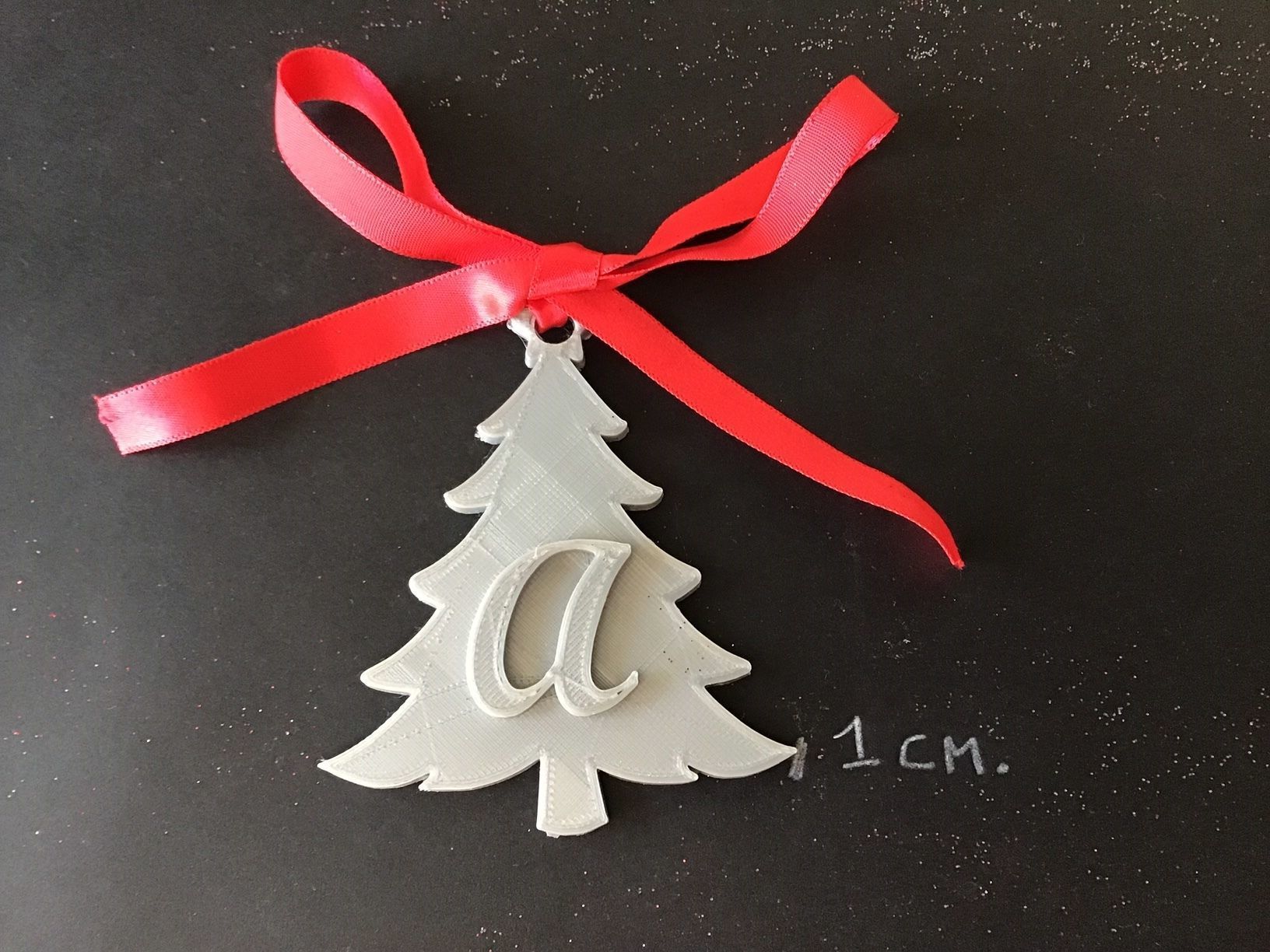 CHRISTMAS TREE 3D letters stl file 3D print model_6