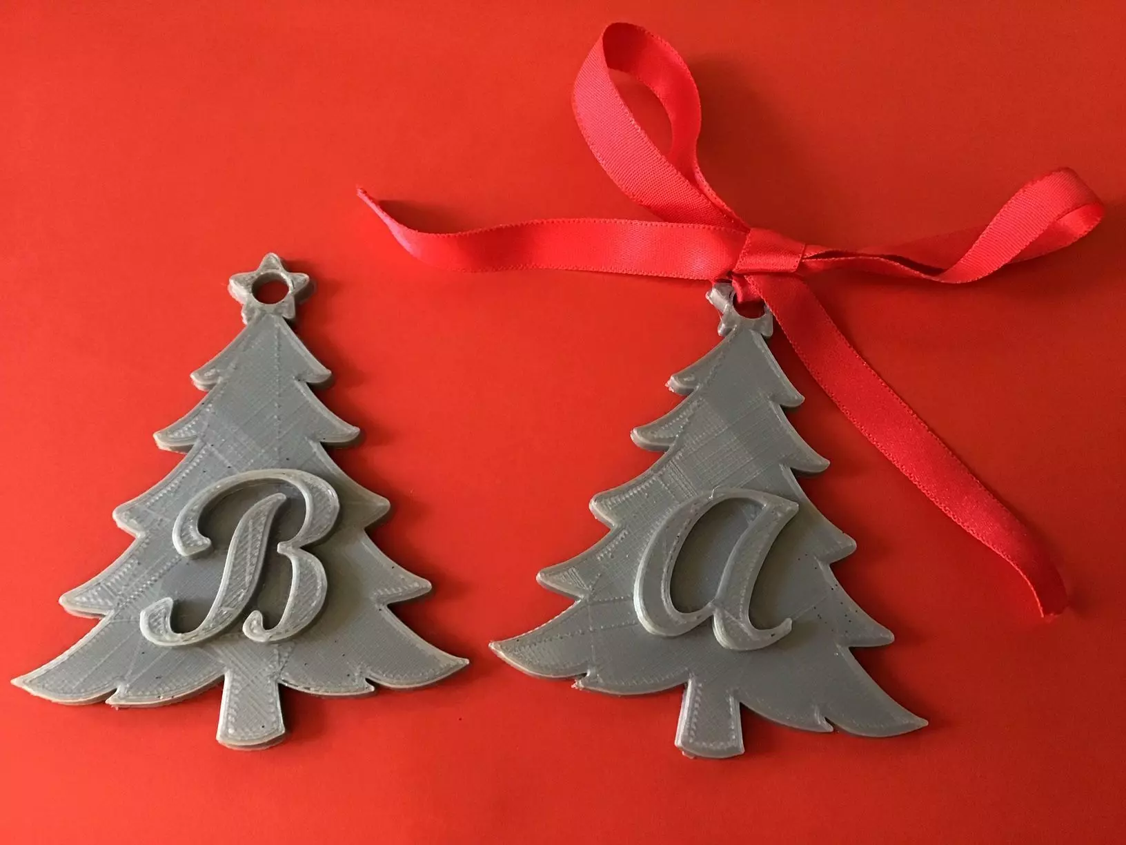 CHRISTMAS TREE 3D letters stl file 3D print model_0