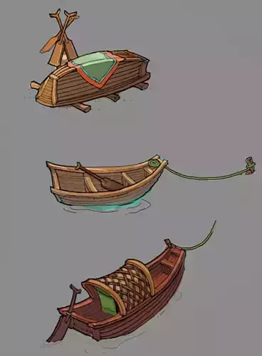 Game City - Boats 45 3D model