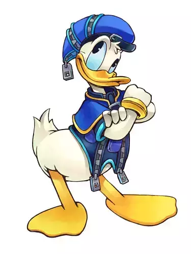 kingdom hearts donald duck cosplay bracelets  3D print model
