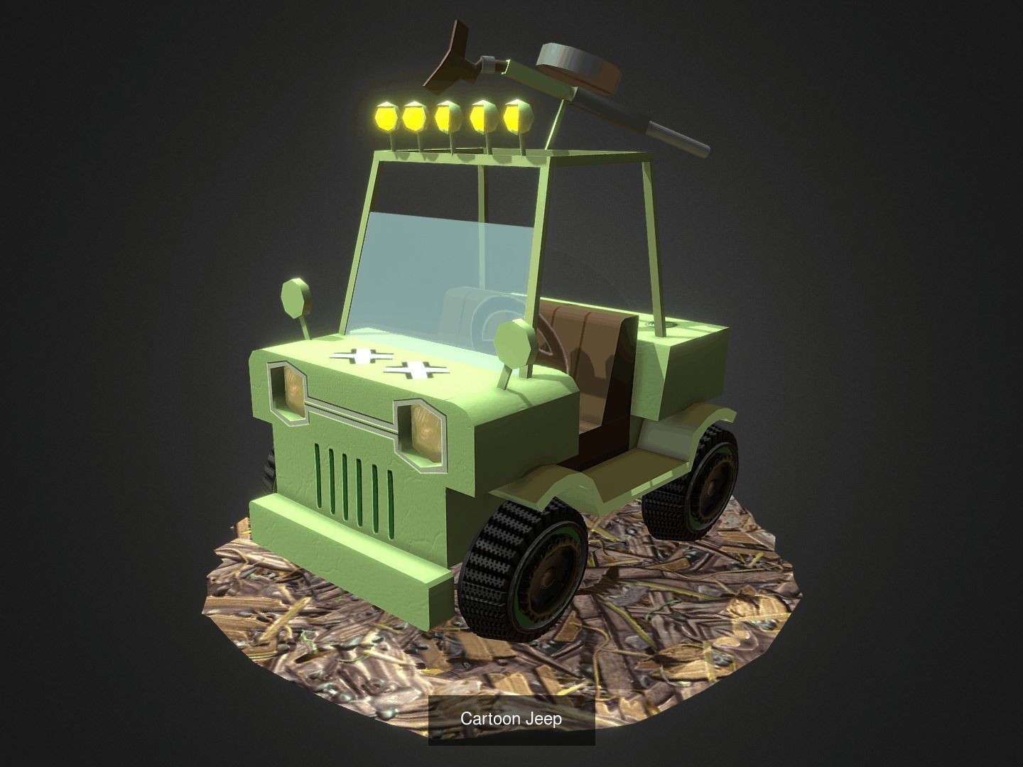 Lowpoly Military Vehicles 3D Model Collection_5