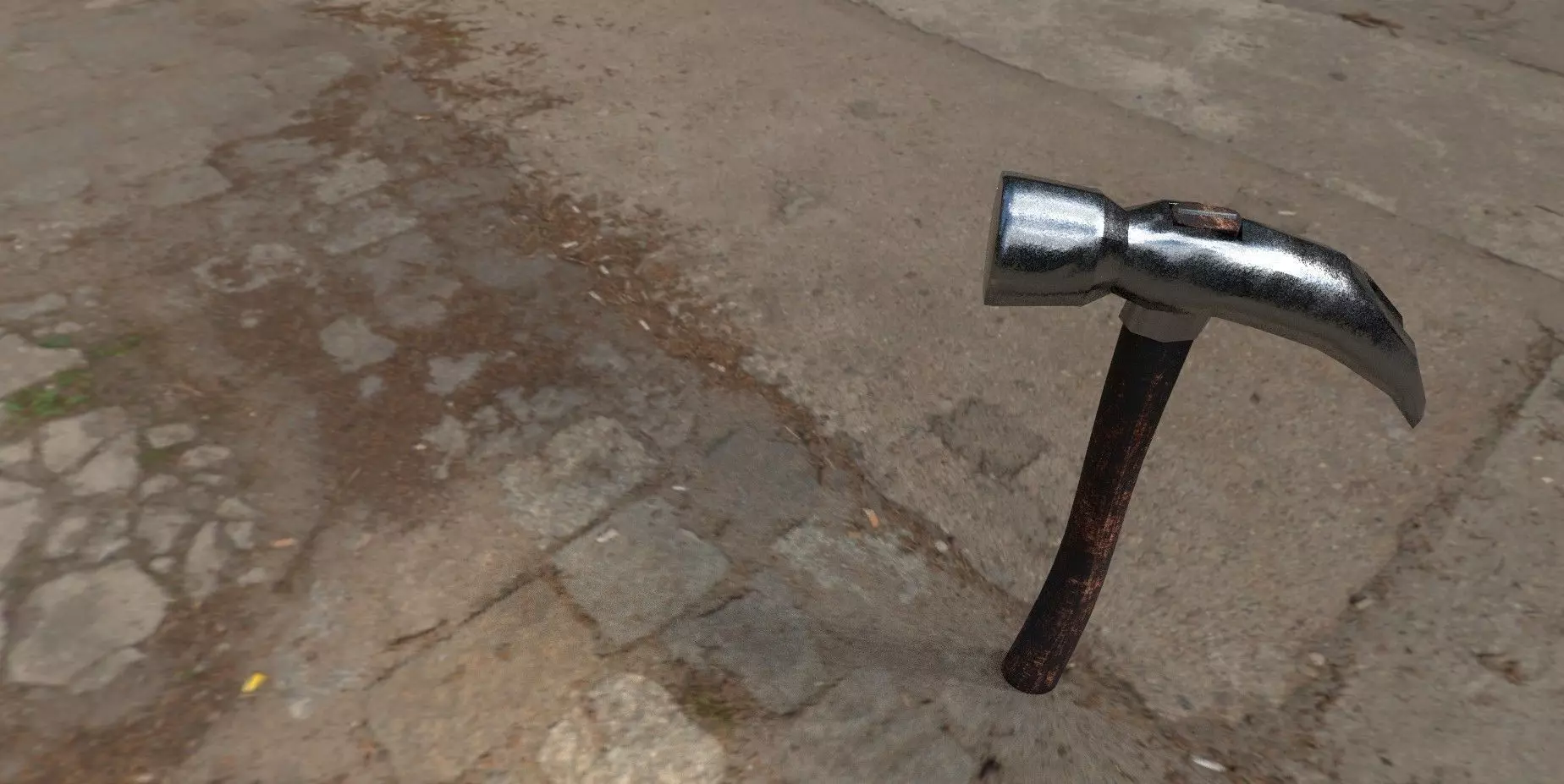 carpenter hammer 3D model_0