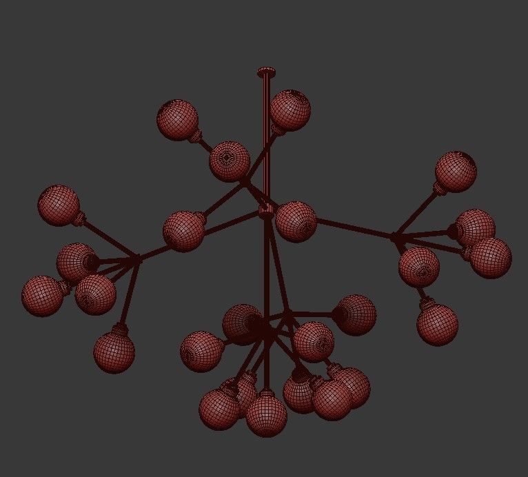 Tech Lighting Mara Chandelier 3D model_3