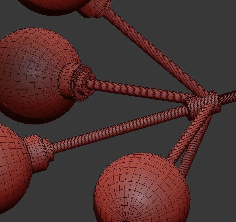 Tech Lighting Mara Chandelier 3D model_6