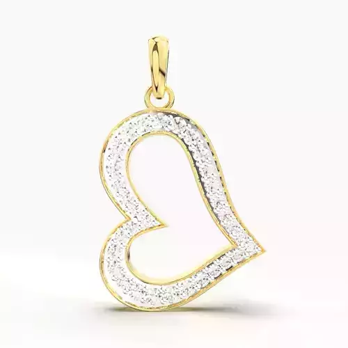 Diamond Heart Pendant