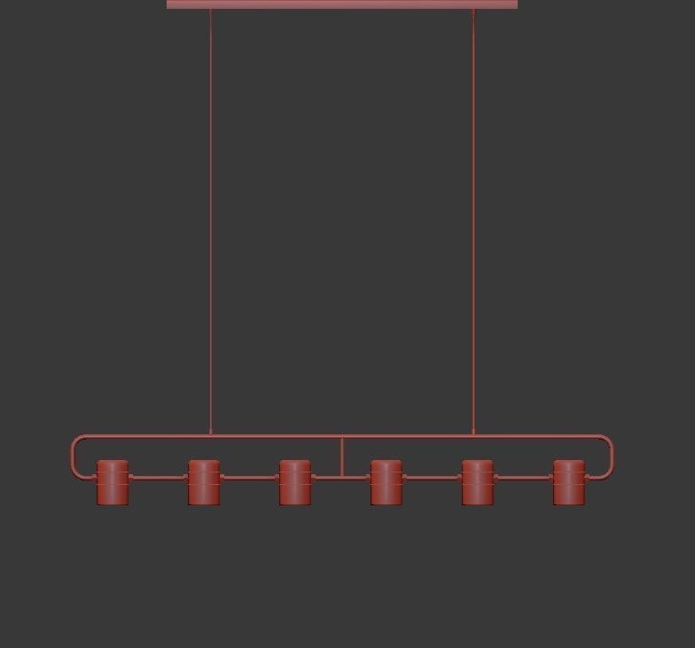 Seeddesign Ling PL6 Linear Suspension Light 3D model_1