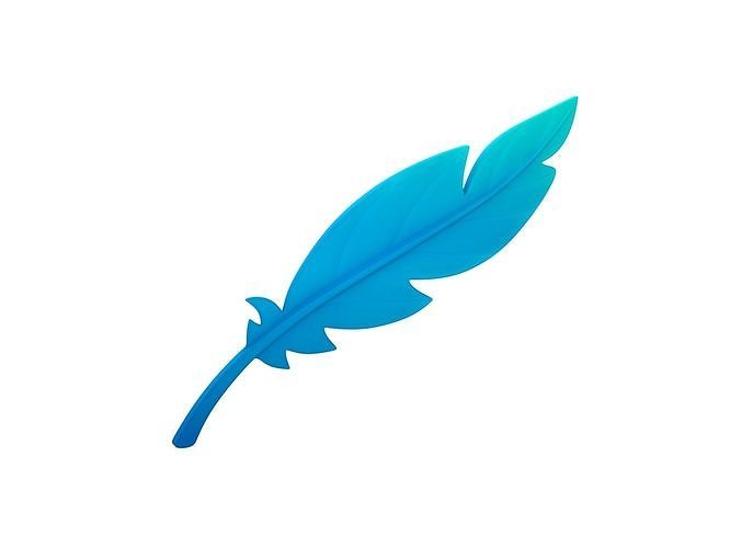 Feather 3D model