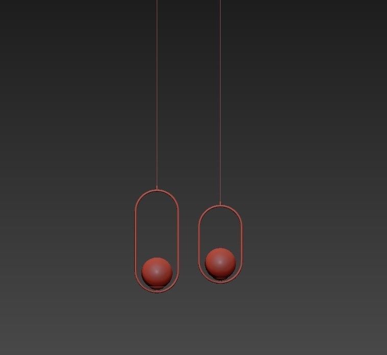 BLUX C Ball S1 Pendant Light 3D model_1