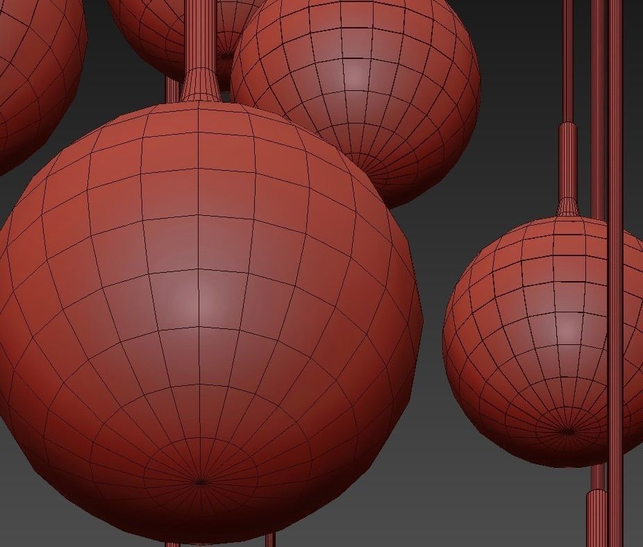 Whitley Chandelier Round 9 3D model_3