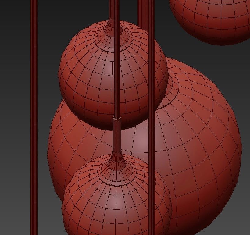 Whitley Chandelier Round 9 3D model_4