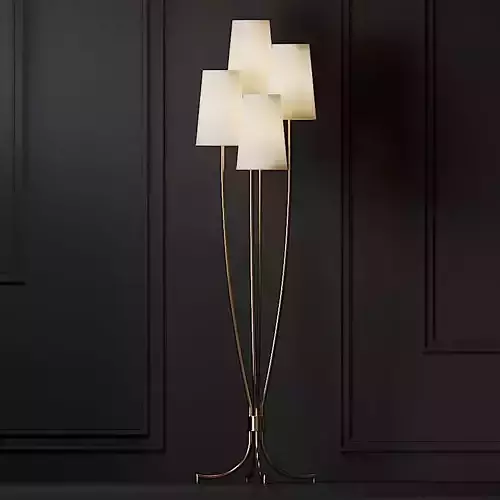 Ballard Designs Lottie Floor Lamp 3D model Ballard Designs Lottie Floor Lamp 3D model