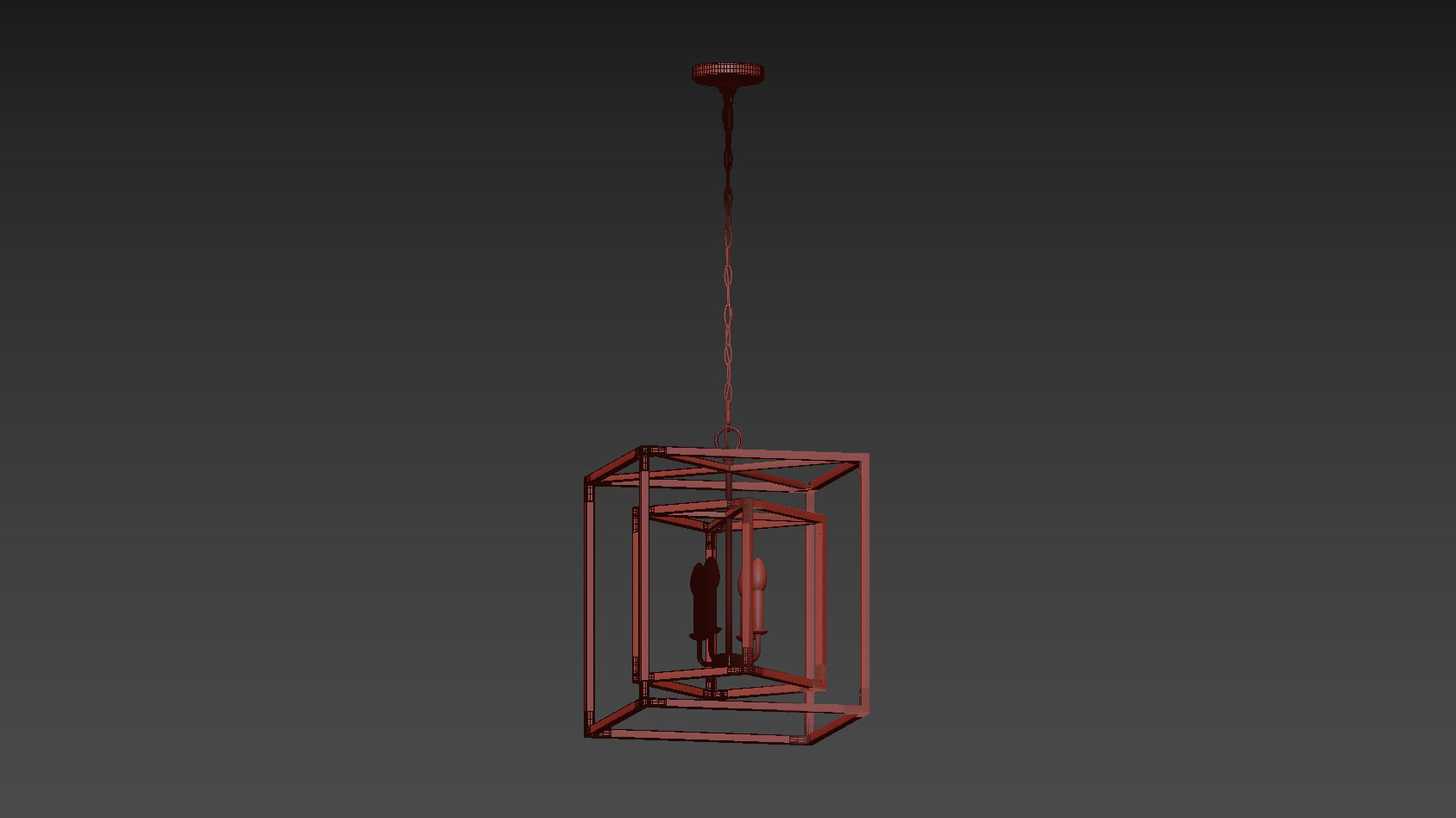 Ballard Designs Phoebe Acrylic Chandelier 3D model_6