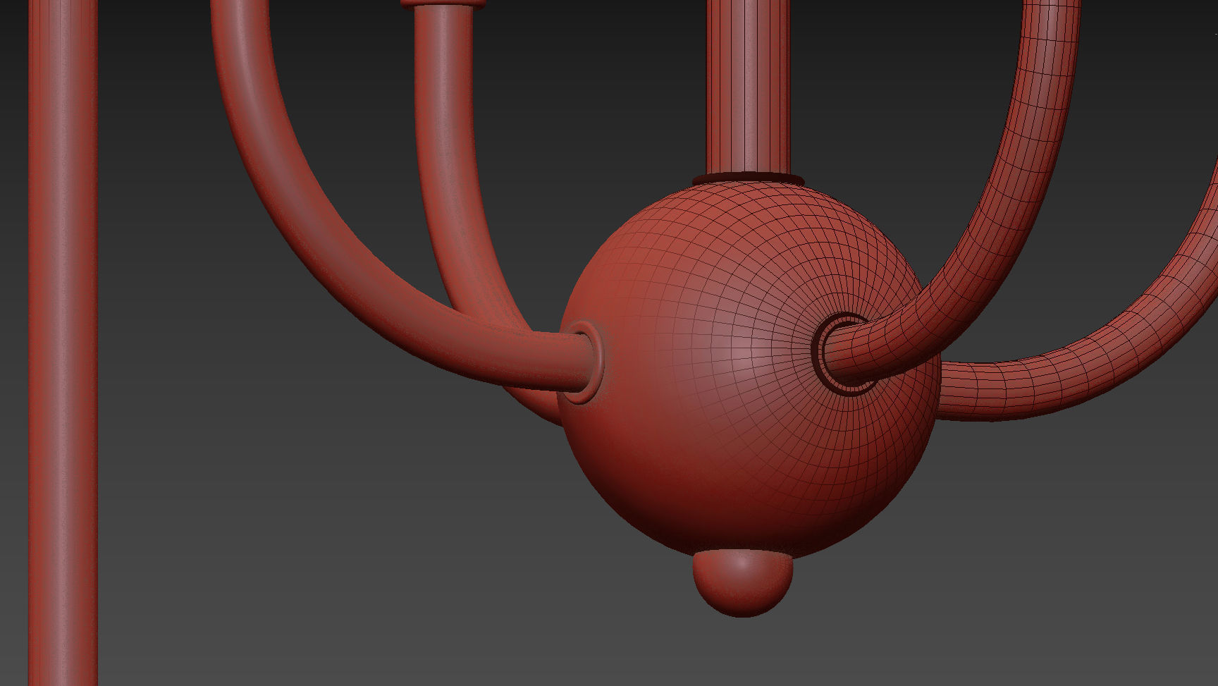 Ballard Designs Breakers 4-Light Lantern 3D model_4