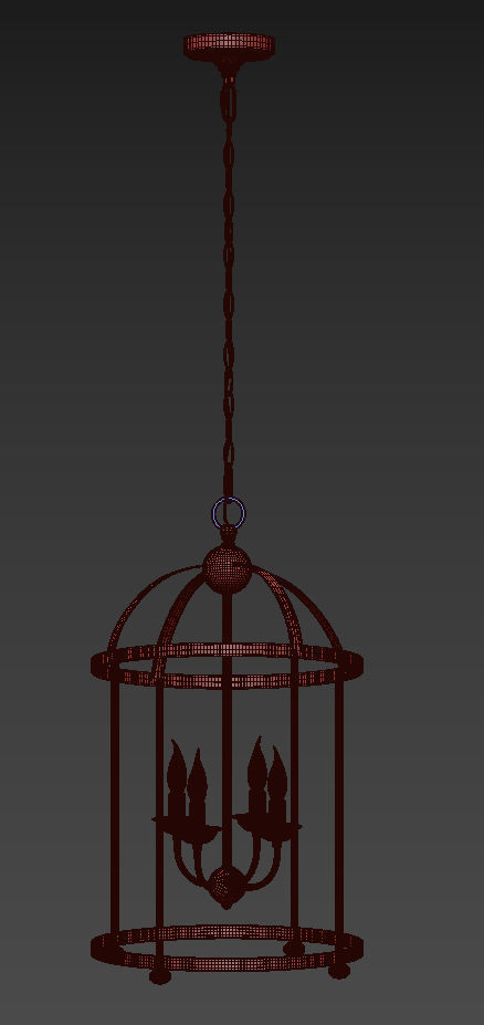 Ballard Designs Breakers 4-Light Lantern 3D model_6