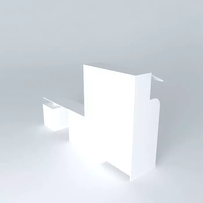 Desktop modules 3D model_0