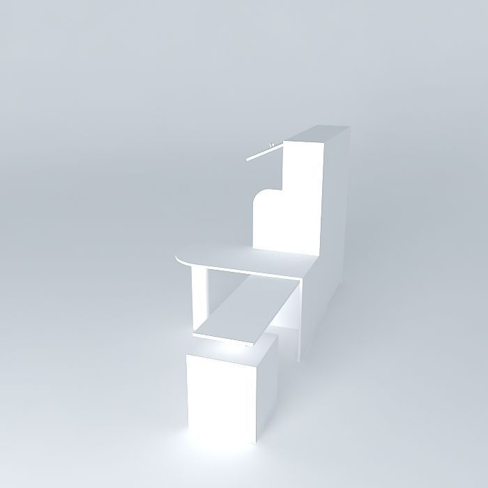 Desktop modules 3D model_1