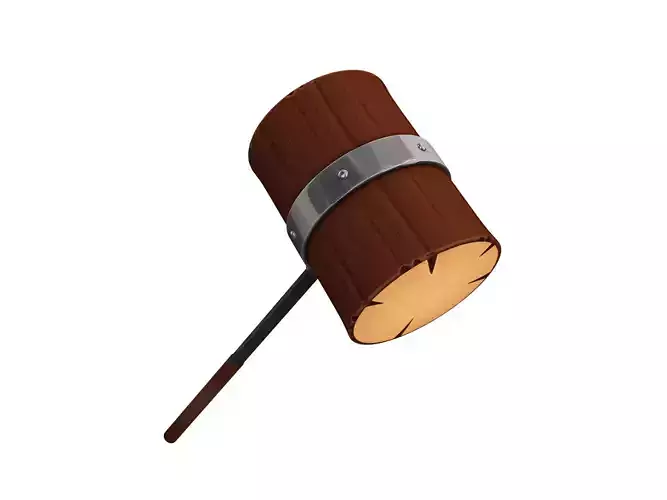 Wooden Mallet 3D model