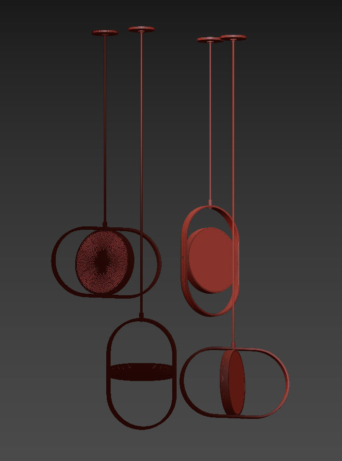 Moon-Inspired Pendant Light by Elina Ulvio 3D model_1