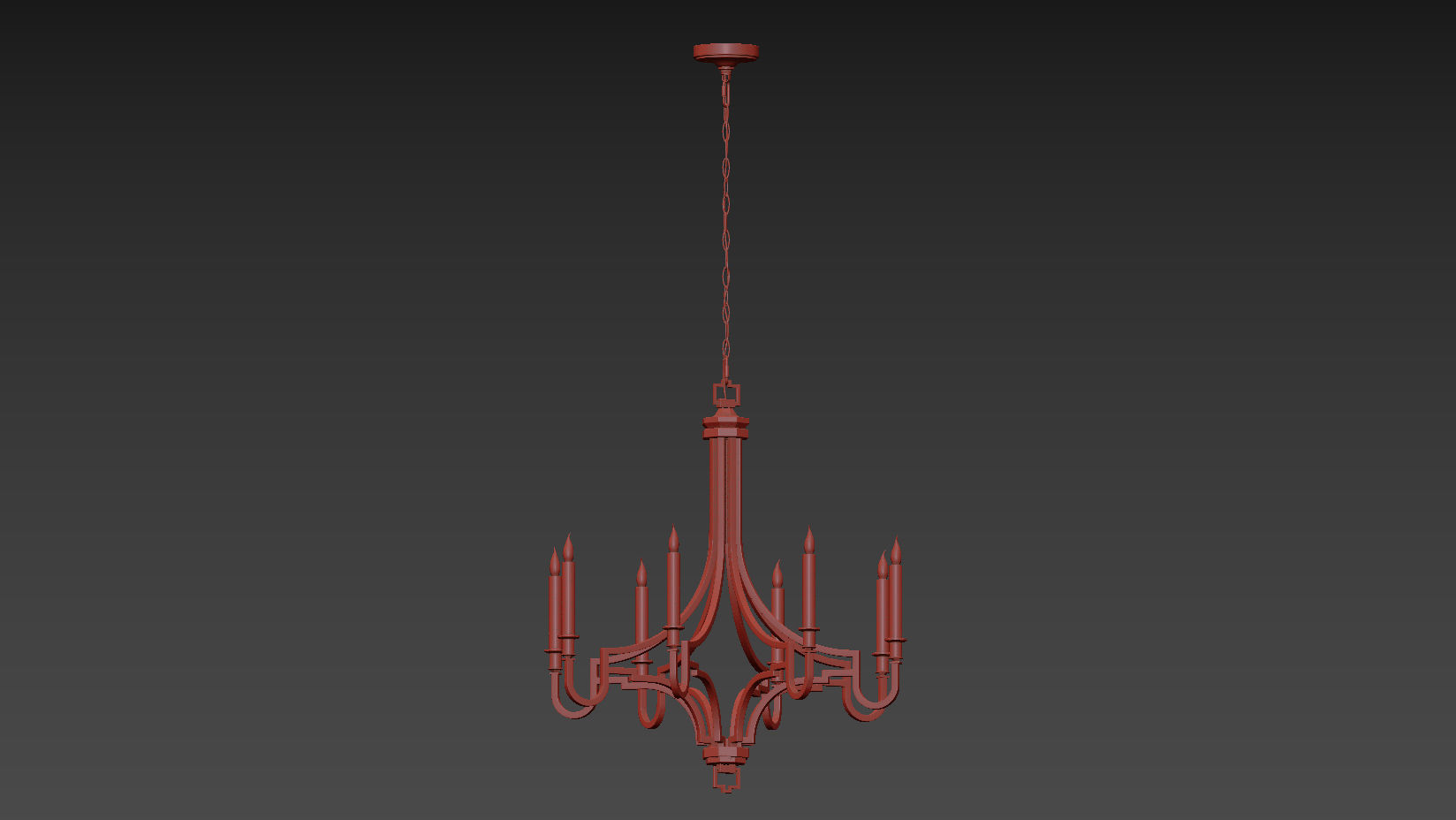 Chapman and Meyers Mykonos Light Small Chandelier 3D model_6