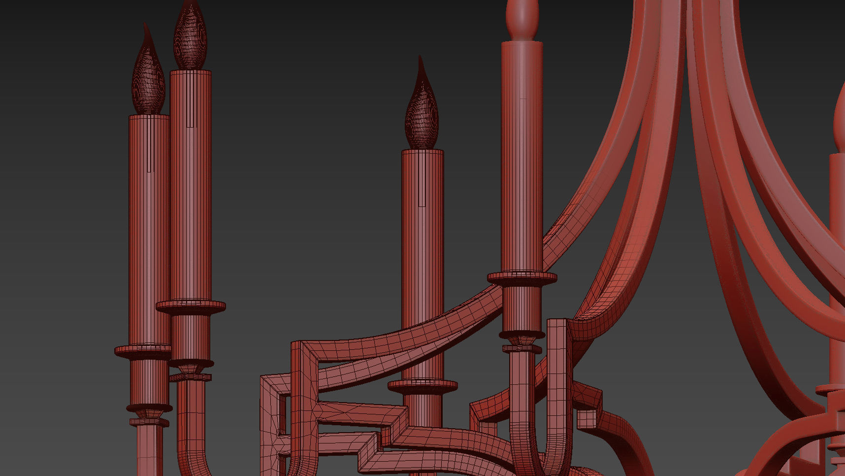 Chapman and Meyers Mykonos Light Small Chandelier 3D model_4