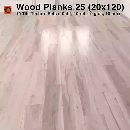 Wood Floor Planks Pack 25