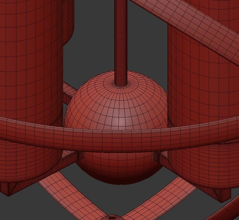 Olivier Frosted Gold Ball 3D model_8