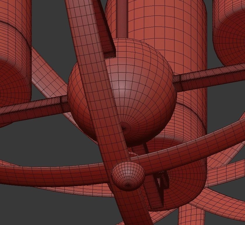 Olivier Frosted Gold Ball 3D model_3