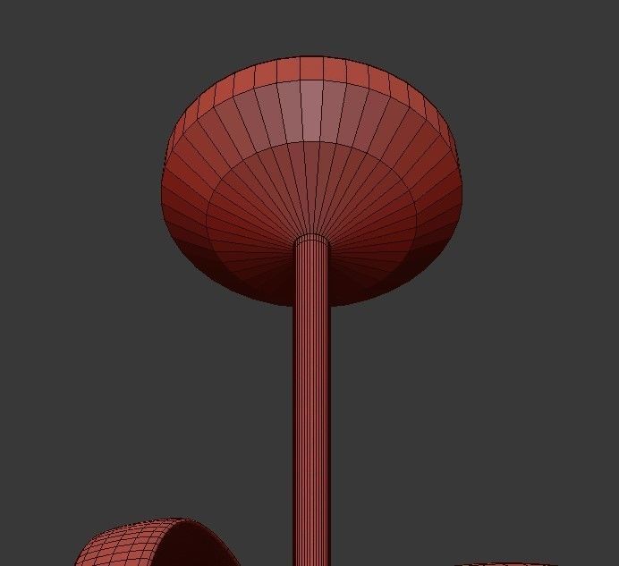 Olivier Frosted Gold Ball 3D model_1