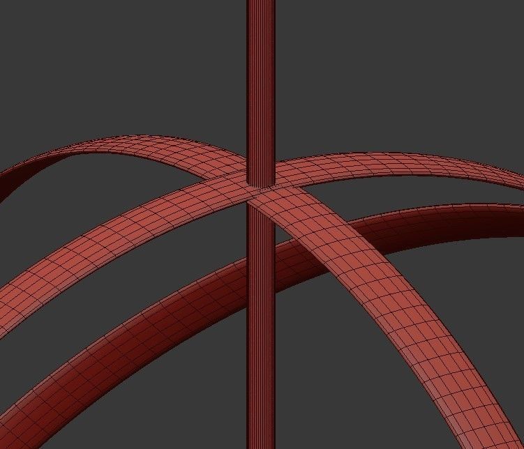 Olivier Frosted Gold Ball 3D model_7