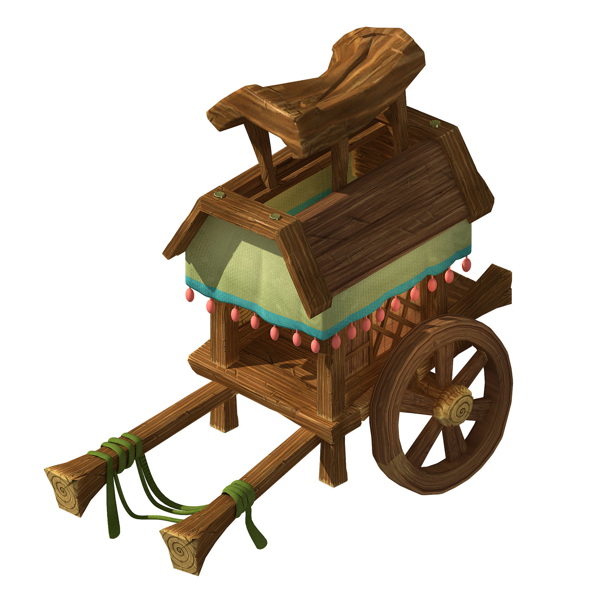 Game City - Intermediate Carriage 3D model_1