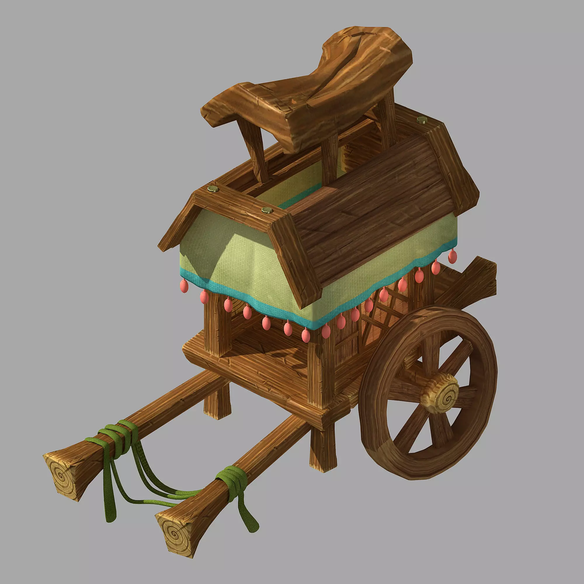 Game City - Intermediate Carriage 3D model_0