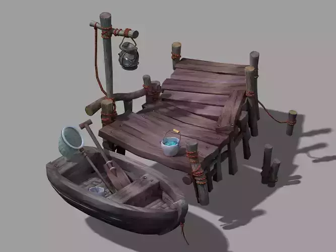 Game Boat - Building Pier 03