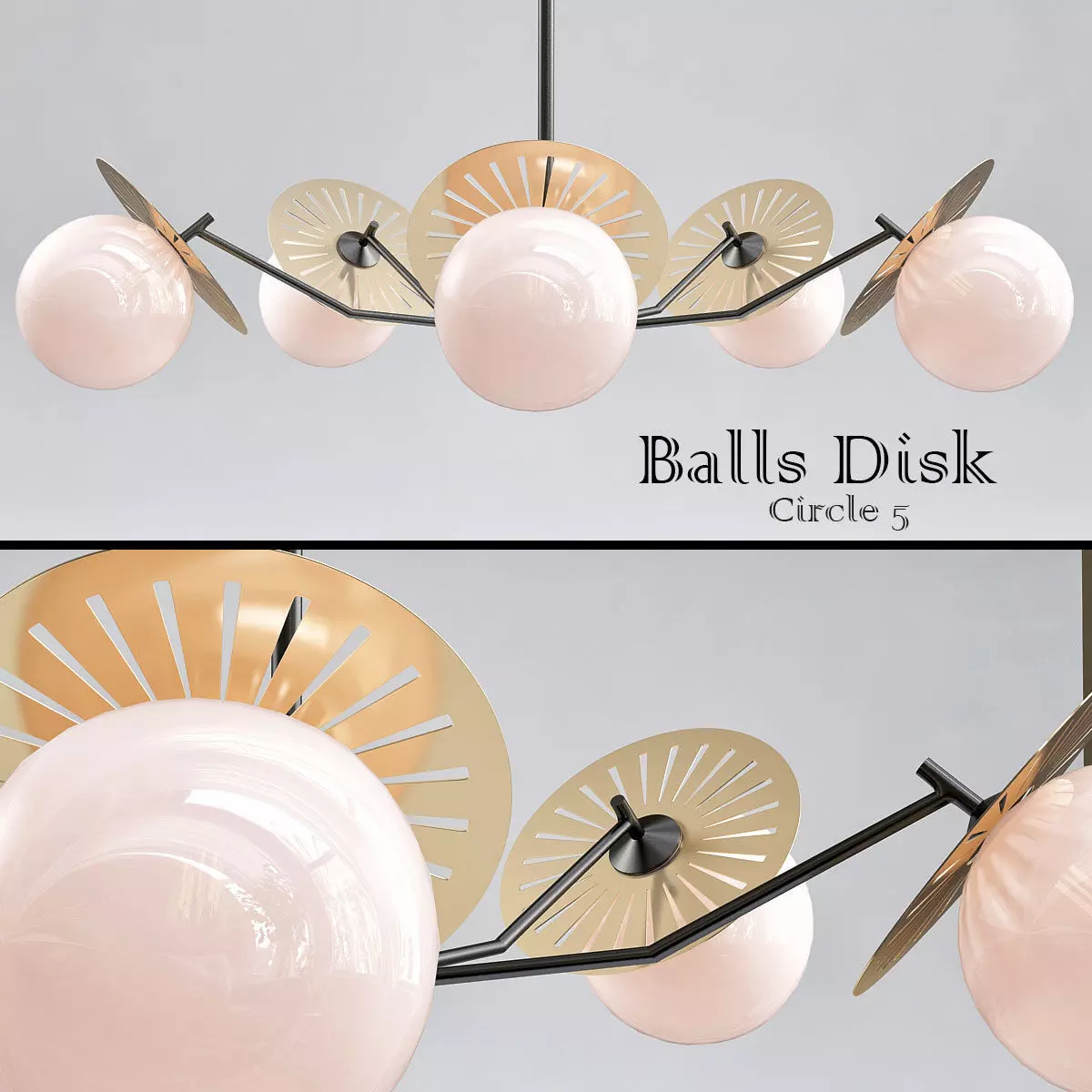 Balls Discs Circle 5 3D model