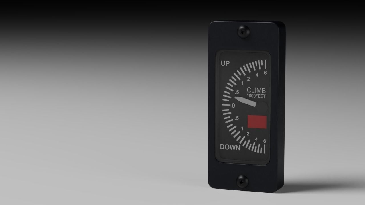 F16 Vertical Velocity Indicator -VVI 3D model_8