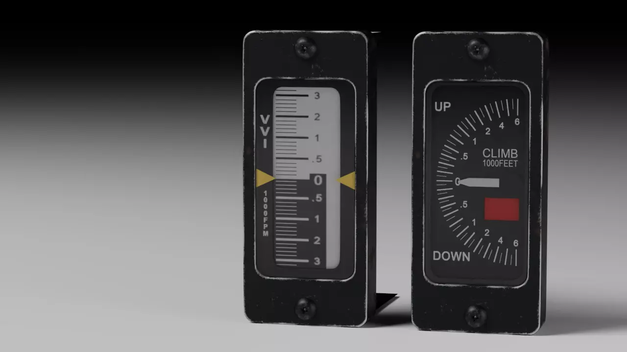 F16 Vertical Velocity Indicator -VVI 3D model_0