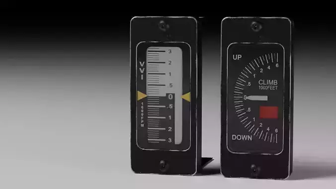 F16 Vertical Velocity Indicator -VVI 3D model