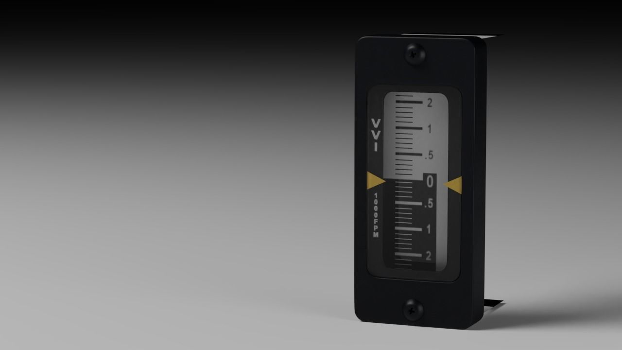 F16 Vertical Velocity Indicator -VVI 3D model_4