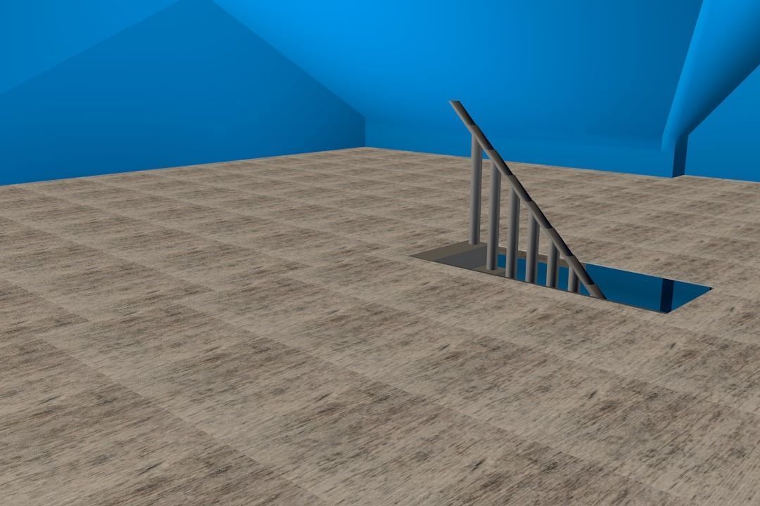 3 ROOMS  HOUSE Low-poly 3D model_13